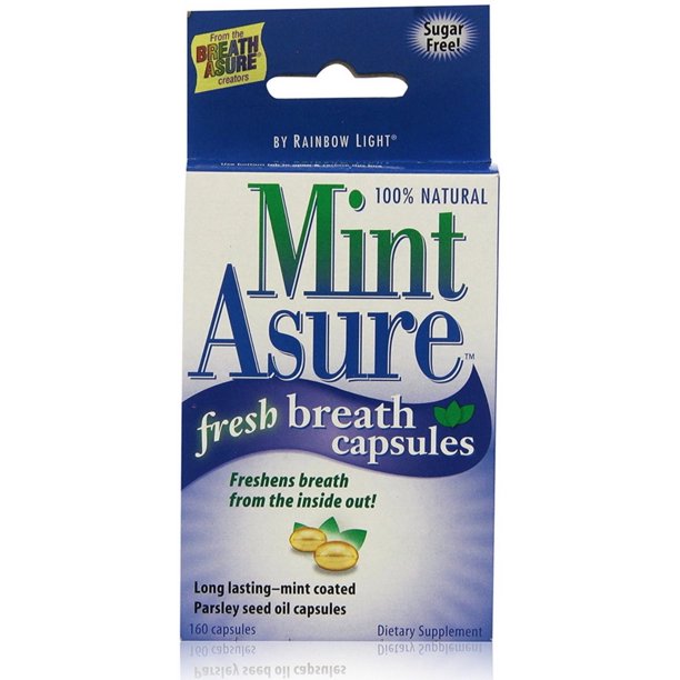 2 Pack Mintasure Fresh Breath Capsules 160 Ea Walmart Com Walmart Com
