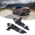 thumbnail image 4 of Car Front Bumper Bracket, Easy Installation Front Bumper Bracket Black 2PCS Tightly Secured  For Vehicle, 4 of 8