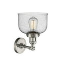 thumbnail image 2 of 203-SN-G74 Innovations Lighting Bell - 1 Light Wall Sconce In Industrial Style-12 Inches Tall and 8 Inches Wide-Brushed Satin Nickel Finish-Seedy, 2 of 4