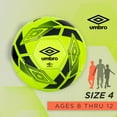 thumbnail image 5 of (2 pack) Umbro Ceramica 2.0 Size 4 Youth and Beginner Soccer Ball, Yellow, 5 of 8