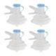 thumbnail image 1 of 4 válvulas dispensadoras de agua para botella de beber con tapa de corona de 55mm, repuesto de tapa de jarra de agua reutilizable, incluye tapa y cubi, 1 of 9