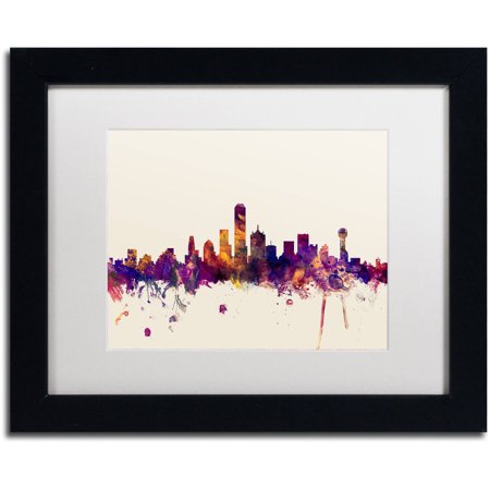 Trademark Fine Art "Dallas Texas Skyline" Canvas A