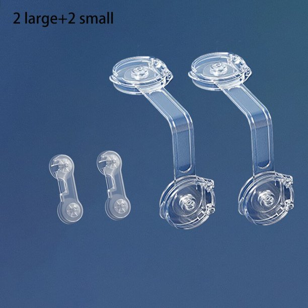 4/6 piezas/cerradura de seguridad para bebés y niños, cerradura de plástico con protección para bebés, cajón, puerta, armario, inodoro Tan Jianjun unisex