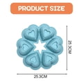 thumbnail image 4 of Molde para cupcakes de silicona regular de 6 tazas, silicona antiadherente, perfecto para hacer muffins, tartas y panes, sin BPA, 4 of 6