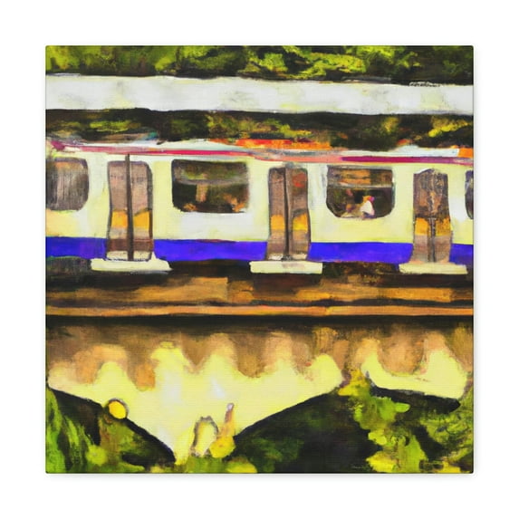 Subway Train Grandeur - Canvas