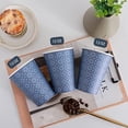 thumbnail image 6 of 240 Pack 12 oz Disposable Paper Cups, Hot/Cold Beverage Paper Drinking Cups, Navy Floral Paper Coffee Cups 12 oz for Home-use, Office, Restaurant and Events, 6 of 6