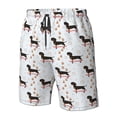 thumbnail image 4 of Fotbe Dachshund Dog Trajes de Baño Estampados para Hombre, Shorts de Verano de Secado Rápido, Ropa de Playa, Bañadores-Medium, 4 of 6
