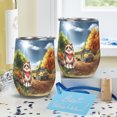 thumbnail image 4 of Goodbye Summer Ragdoll Hello Fall Time for School 12oz Stainless Steel Wine Tumbler Insulated Cup with Lid Cat Lover Kitten Owner Gifts Idea - 02014, 4 of 5