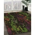 thumbnail image 3 of Ahgly Company Tapis Rectangulaire Lavable en Machine Intérieur Transitionnel Noir Brun, 3 Pieds x 5 Pieds, 3 of 7