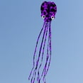 thumbnail image 4 of de pulpo colorida con línea 30M s de sola línea 3D para , Púrpura Negro Yotijar cometas fáciles de volar, 4 of 9