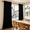 Black, variant on Light Filtering Velvet Curtains 2 Pack for Dining Room, 3 Inch Rod Pocket Design, 14 Colors, 52x84/52x96/52x108 Inches, Pet Friendly & Eco Friendly