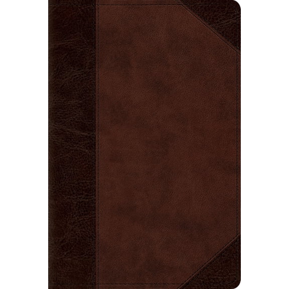 ESV Personal Size Reference Bible, Red Letter (Trutone, Brown/Walnut, Portfolio Design), (Hardcover)