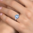 thumbnail image 4 of Gem Stone King 3.50 Ct Oval Millennium Blue Mystic Quartz 925 Sterling Silver Ring, 4 of 6