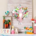 thumbnail image 3 of Easter Front Door Wreath Spring Rabbit Egg Decoration Indoor Outdoor Holiday Decor, 3 of 7