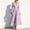 Light Purple, variant on KLHDSF Dresses For Women Deep V-Neck Short Sleeve Fit And Flare Causal Floral Summer Dress Light Purple L