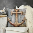 thumbnail image 2 of SHANXI Boat Anchor Throw Pillow Covers Wood Fencing Vintage Design Pillow Cushion Case Cover 12x12in, 2 of 5