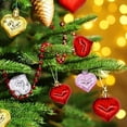 thumbnail image 5 of 24PCS Christmas Decoration Heart Shape Hanging Ornaments for Valentine's Day Wedding Christmas Tree Party Supplies, 5 of 13