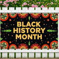 thumbnail image 6 of African Art Inspired Black History Month Celebration Backdrop Banner Historical Commemoration Educational Display Festival Party Photography Props Decor, 6 of 8
