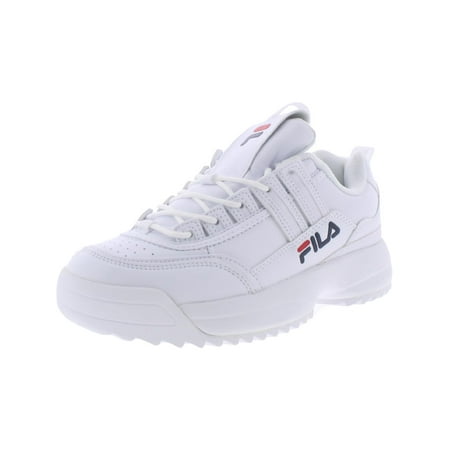 Fila Womens Digressor Lace Up Casual and Fashion Sneakers White 9.5 Medium (B,M)