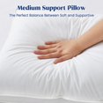 thumbnail image 4 of Almohada Puredown Queen de 51 x 76 cm, 95% plumas de ganso, paquete de 2, 4 of 7
