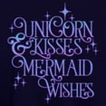 thumbnail image 3 of CafePress - UNICORN KISSES And MERMAID WISHES Sweatshirt - Pullover Hoodie, Classic & Comfortable Hooded Sweatshirt, 3 of 4