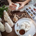 thumbnail image 3 of QJUHUNG 12pcs White Polystyrene Foam Cones  for DIY Crafts  Christmas Tree Making  Table Centerpieces & Arts and Crafts Projects, 3 of 6