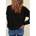 thumbnail image 5 of Ushdele Elegant Black Glitz Crewneck, Hauntingly Chic Halloween Sweater, 5 of 6