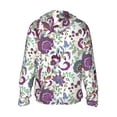 thumbnail image 2 of Picia Fairy Flower Women's Men's UPF 50+ Sun Protection Hoodie Shirt Long Sleeve SPF Fishing Outdoor UV Hiking Lightweight Shirts-Small, 2 of 9