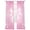Pink, variant on Valentine's Day Sheer Curtains 45 Inch Length 2 Panels Set Window Treatments, Pink Bowknot Ribbon Modern Minimalist Art Rod Pocket Semi Curtains for Living Room/Bedroom/Kitchen Décor, 104"W x 45"L