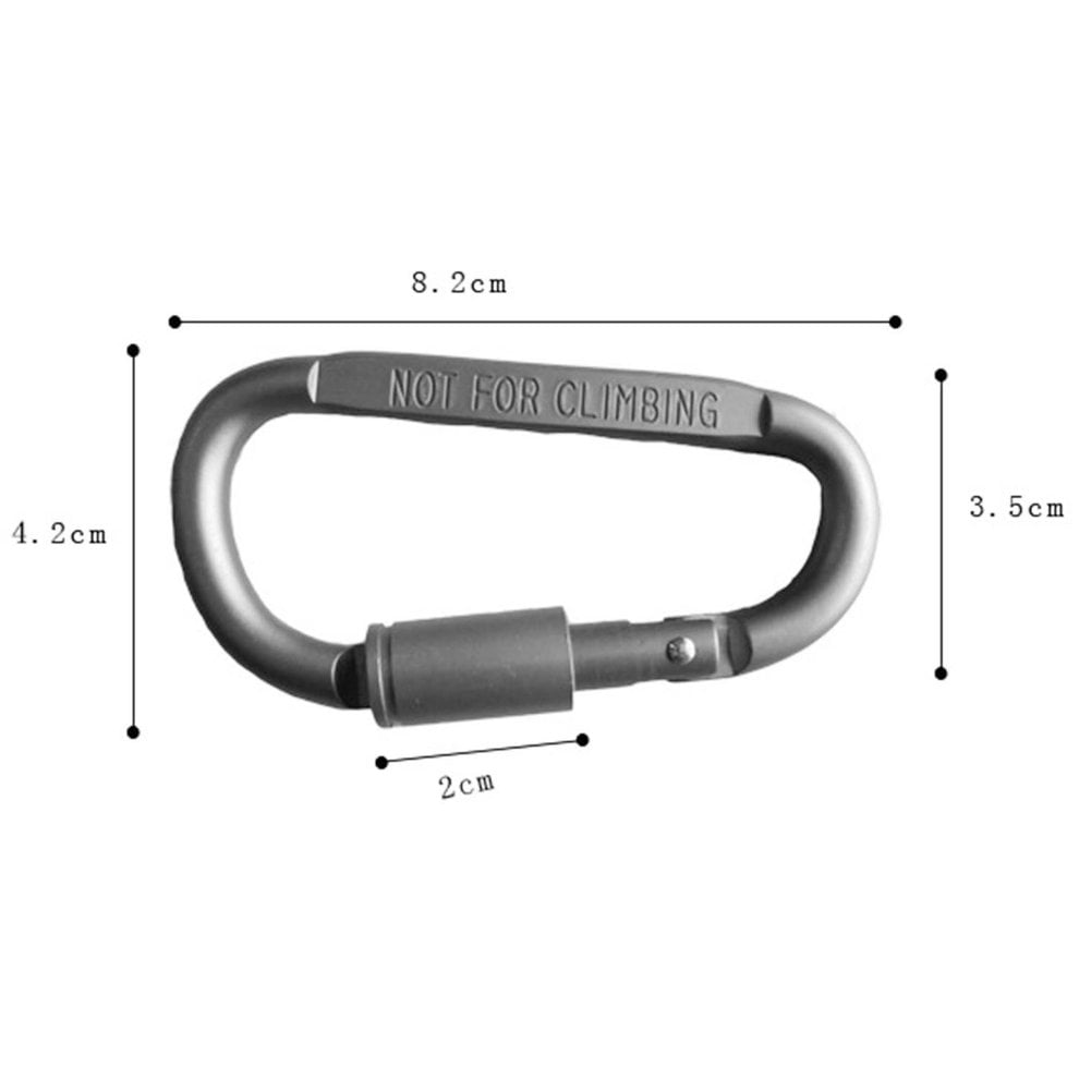 Details about   1X Carabiner Climbing Buckle Snap Clip Safety Hanging Outdoor Equipment M4-12 