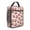 Football Bow Pink, variant on Football Outline Orange Pattern Insulated Lunch Bag for Men Women,Waterproof Lunch Box for Work,Picnic or Travel,Thermal Insulation,10.63x9.06x3.54 Inches