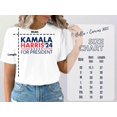 thumbnail image 5 of Kamala Harris '24 For President Stars T-Shirt (XL, SoftPink), 5 of 5