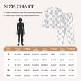 thumbnail image 3 of KLL Turtle Print Women's Long Sleeve Pajamas with Pants Sleepwear Loungewear 2 Set-XX-Large, 3 of 7