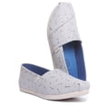 thumbnail image 5 of Toms Grey Exclamation Dot Print Women's Classic Slip On Size 5.5, 5 of 6