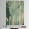 thumbnail image 2 of Designart 'Fractal Blue Modern Water I' Modern Transitional Print on Natural Pine Wood, 2 of 3