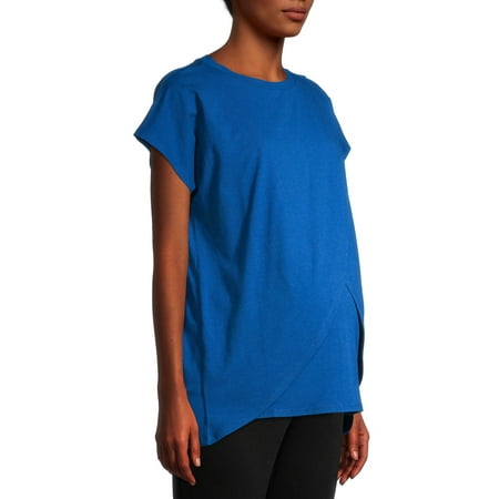 

Planet Motherhood Maternity Women s T-shirt with Tulip Bottom