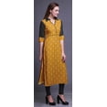 thumbnail image 3 of Bimba Robe Longue en Rayonne Imprimée Tunique Droite pour Femmes Haut Indien, 3 of 6