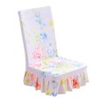 thumbnail image 2 of Funda Para Silla Con Estampado De Flores Funda Para Silla Dinning Para Bodas , Elástico, Estirable, Duradero, Sin , Secado , Beige Floral BLESIY Fundas para sillas, 2 of 8