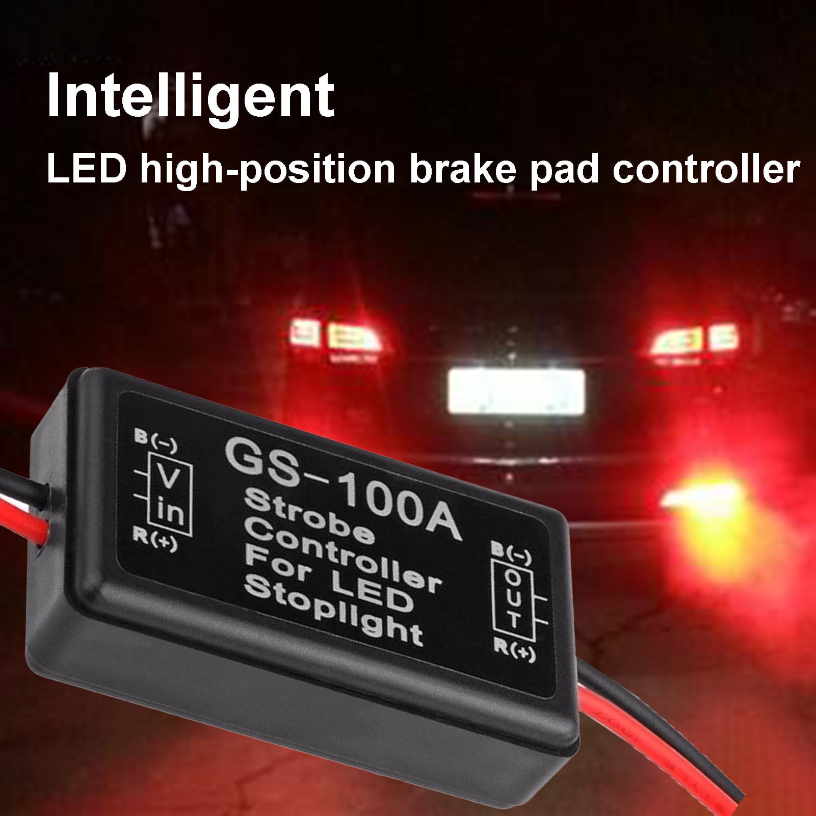 Farfi Waterproof Strobe Controller High Brake LED Stop Light Controller