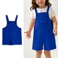 thumbnail image 1 of WENXIAOO Combinaisons Salopettes pour Adolescentes Rentrée des Classes Barboteuse Bleue Combinaison avec Poches Barboteuse de Printemps Automne Articles Tendance pour Préados Filles 13-14 Ans, 1 of 6