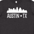 thumbnail image 4 of Inktastic Austin Texas Skyline Silhouette TX City Youth T-Shirt, 4 of 5