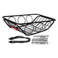 thumbnail image 4 of S SERENABLE Bike Back Basket Sturdy Bike Cargo Rack for Carrying Groceries Bikes Camping round, 4 of 9