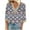 Blue Plus Size Blouse for Women_b, variant on CYMMPU Tunic Tops 3/4 Sleeve Flower Printed Loose Fit Spring Tops Blouses for Women Dressy Casual Fall Fashion Shirts Lace V Neck Business Elegant Work Topss Blue S