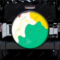 thumbnail image 1 of 80s-90s Style Color Splash Print Spare Tire Cover Waterproof Tire Wheel Protector for Car Truck SUV Camper Trailer Rv 14"-17", 1 of 5