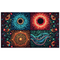 thumbnail image 1 of Neon Geometric Star Banner Backdrop Futuristic Cosmic Wall Art for Party Decorations Events Room Decor Photography Props and Background, 1 of 4