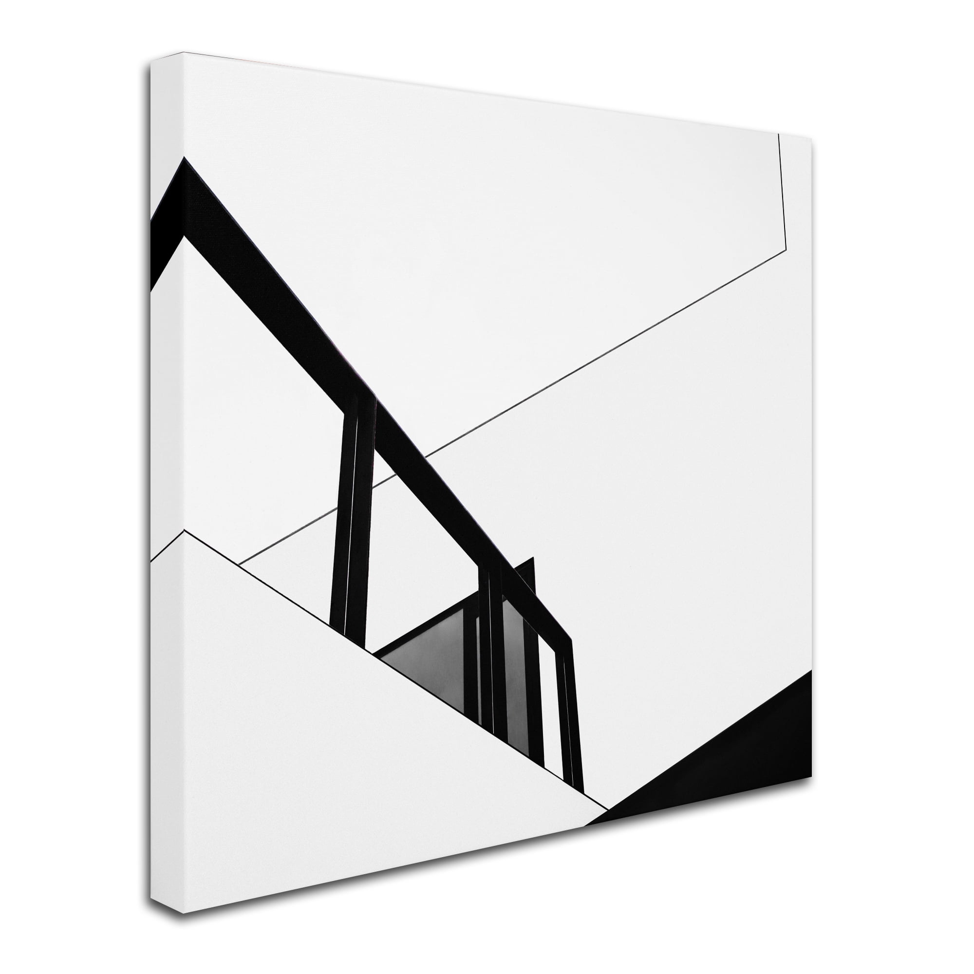 Gilbert Claes 'The Railing' Canvas Art