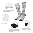 thumbnail image 6 of Balery Colorful Donut Printed Novelty Socks Men's Women's Crew Socks Sports Socks Knee High Socks Cotton Socks Quirky and Cool Socks, 6 of 9