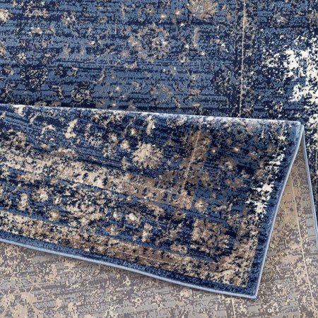 Garnier Blue Beige Vintage Area Rug 5 3 X 7 Canada Garnier Blue Beige Vintage Area Rug 5 3