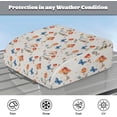thumbnail image 3 of Mushroom Butterfly RV Air Conditioner Cover Heavy-Duty RV Air Conditioner Winter Cover Universal Camper Accessories for Trailers Easy to Install, 3 of 7