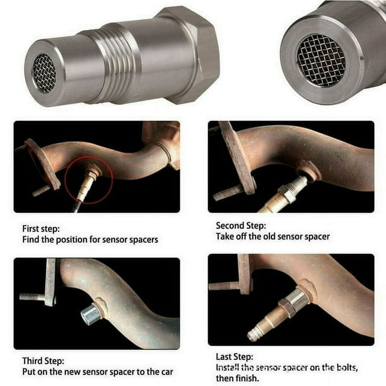大人気新品 2PC M18X1.5 Oxygen Sensor with CEL Fix - High-Quality Car O2 Exhaust&Emissions